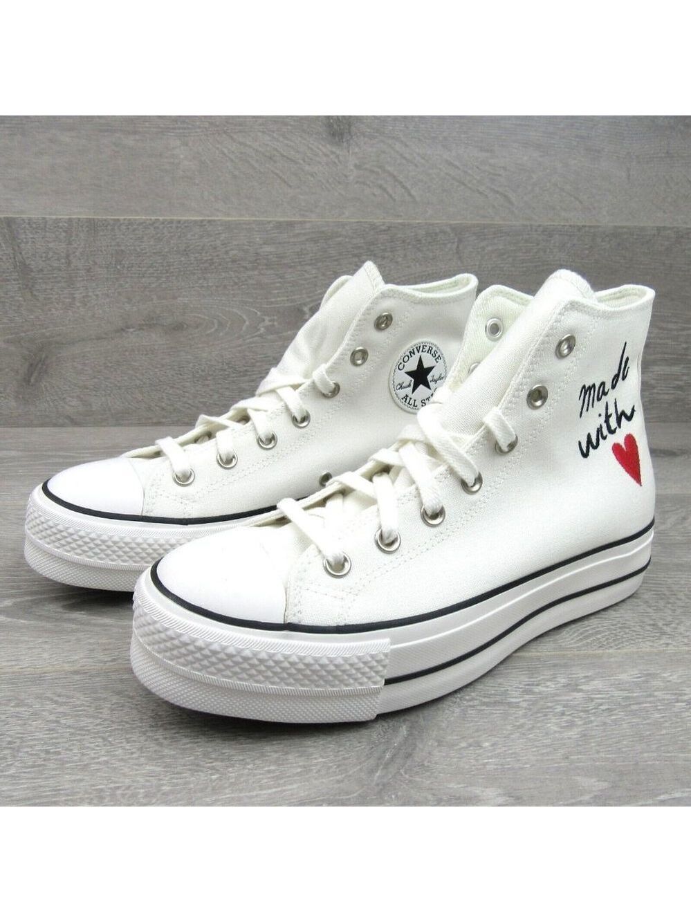 Converse Chuck Taylor All Star HI Lift Made with Love Women's Size 9.5 NEW - Picture 4 of 15